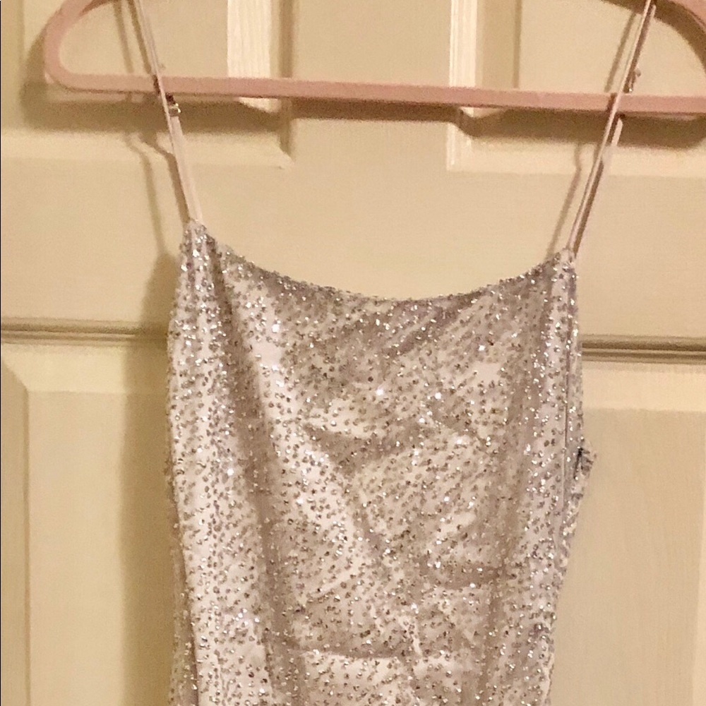 Meshki bedazzled beaded dress. Size small